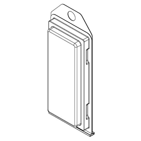 Visipak Thermoform-CLAMSHELL-#70-5.063-2.063-3.656-1.435-0.240-0.015-CLEAR-STOCK-L12297 71TFM - main